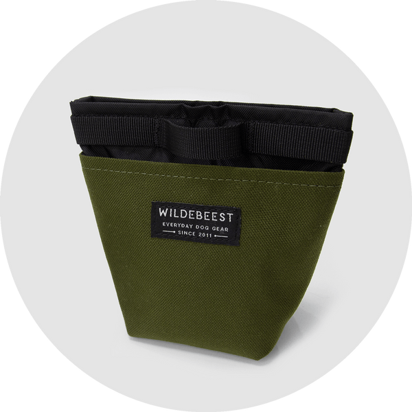 Alamo Dog Treat Pouch/Color-Olive