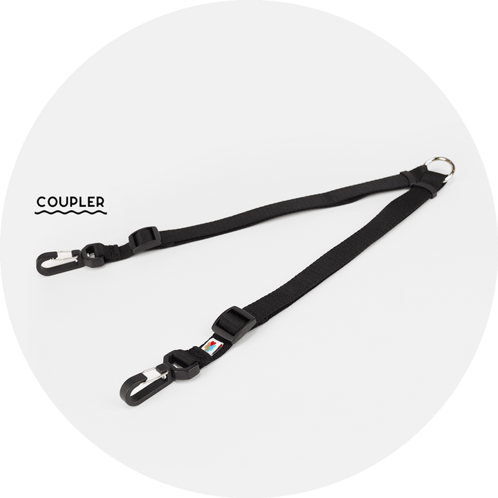 Ashbury Hands-Free Leash System/Color-Black