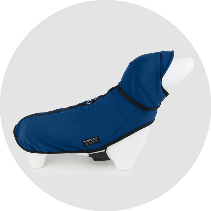 All Weather Dog Jacket/Color-Navy