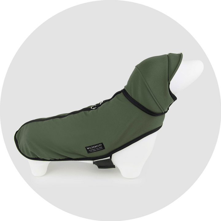 All Weather Dog Jacket/Color-Olive