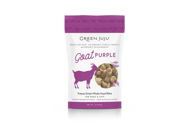 Green Juju Freeze Dried Goat Purple Whole Food Bites (3OZ)