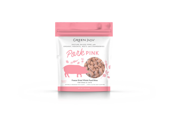 Green Juju Freeze Dried Pork Pink Whole Food Bites (7.5OZ)