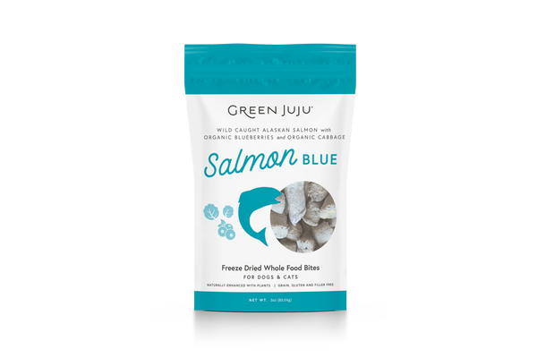 Green Juju Freeze Dried Salmon Blue Whole Food Bites (3OZ)