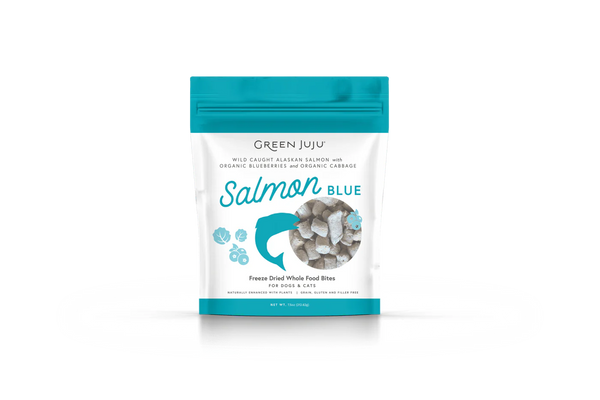 Green Juju Freeze Dried Salmon Blue Whole Food Bites (7.5OZ)